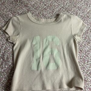 Brandy Melville pale pink 16 tee